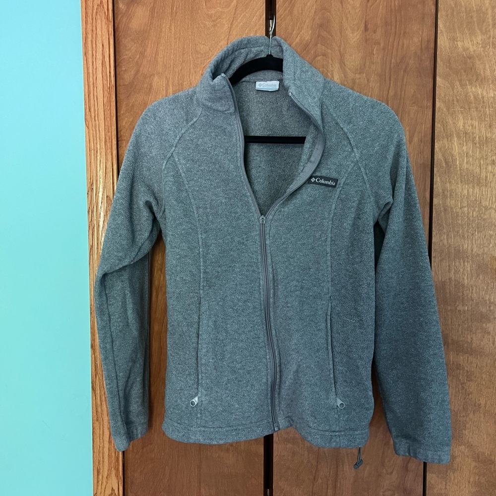 Columbia Gray Fleece Jacket